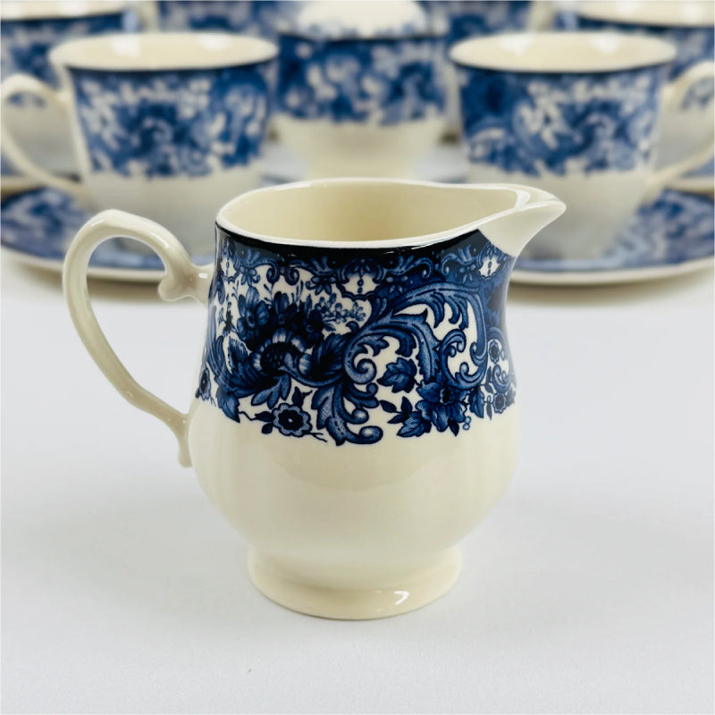 Divine Dark Blue Dinner Set 85pcs