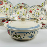 Botanical Spiral Dinner Set 85pcs