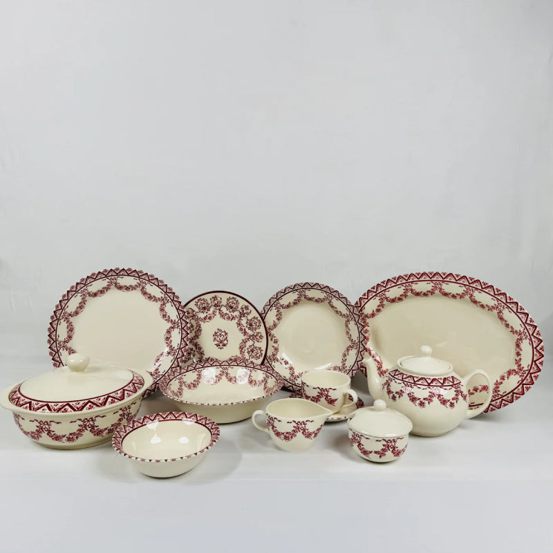 Lagny Pink Dinner Set 85pcs