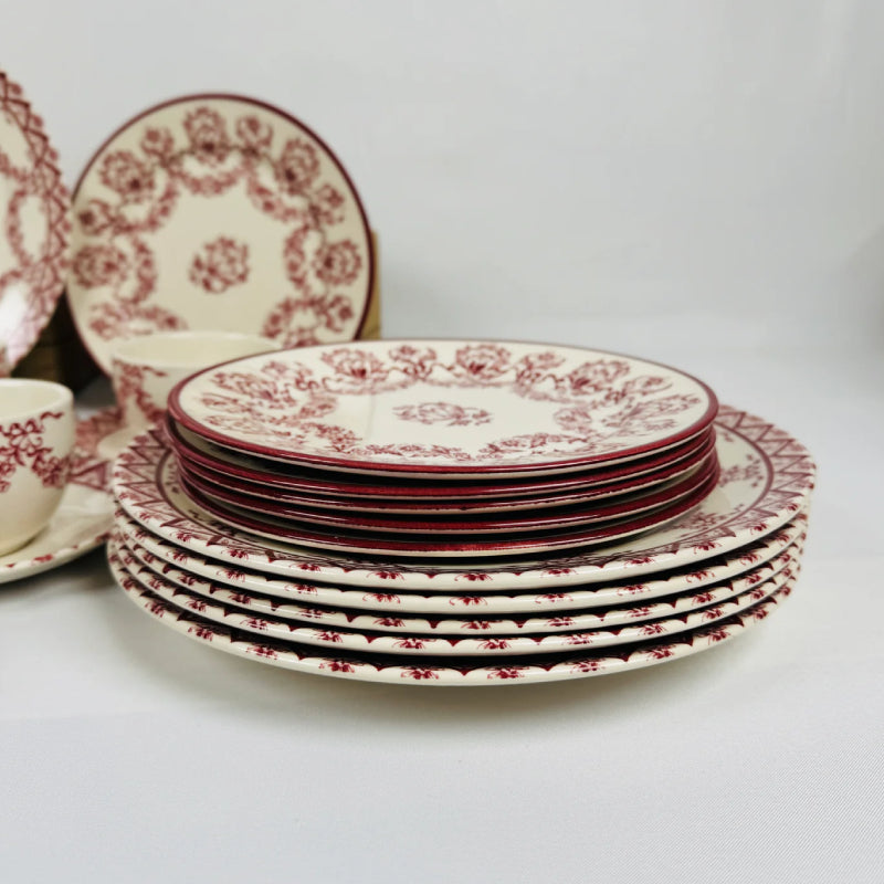 Lagny Pink Dinner Set 85pcs