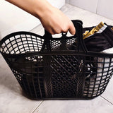 Multi Purpose Plastic Storage Basket Black