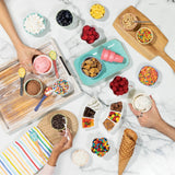 Ninja CREAMi Scoop & Swirl Ice Cream & Soft Serve Maker Strawberry Matcha