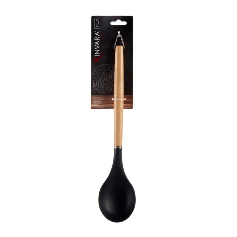 Nylon Beech Wood Handle Ladle 32.3cm