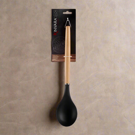 Nylon Beech Wood Handle Ladle 32.3cm