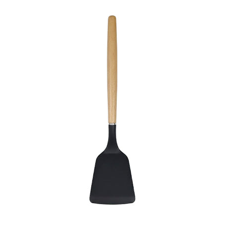 Nylon Handle Wood Spatula 33.8cm