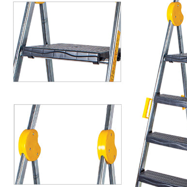 Ovid Plus Profile ladder 10 steps With Plastic Steps (Galvanized coating)