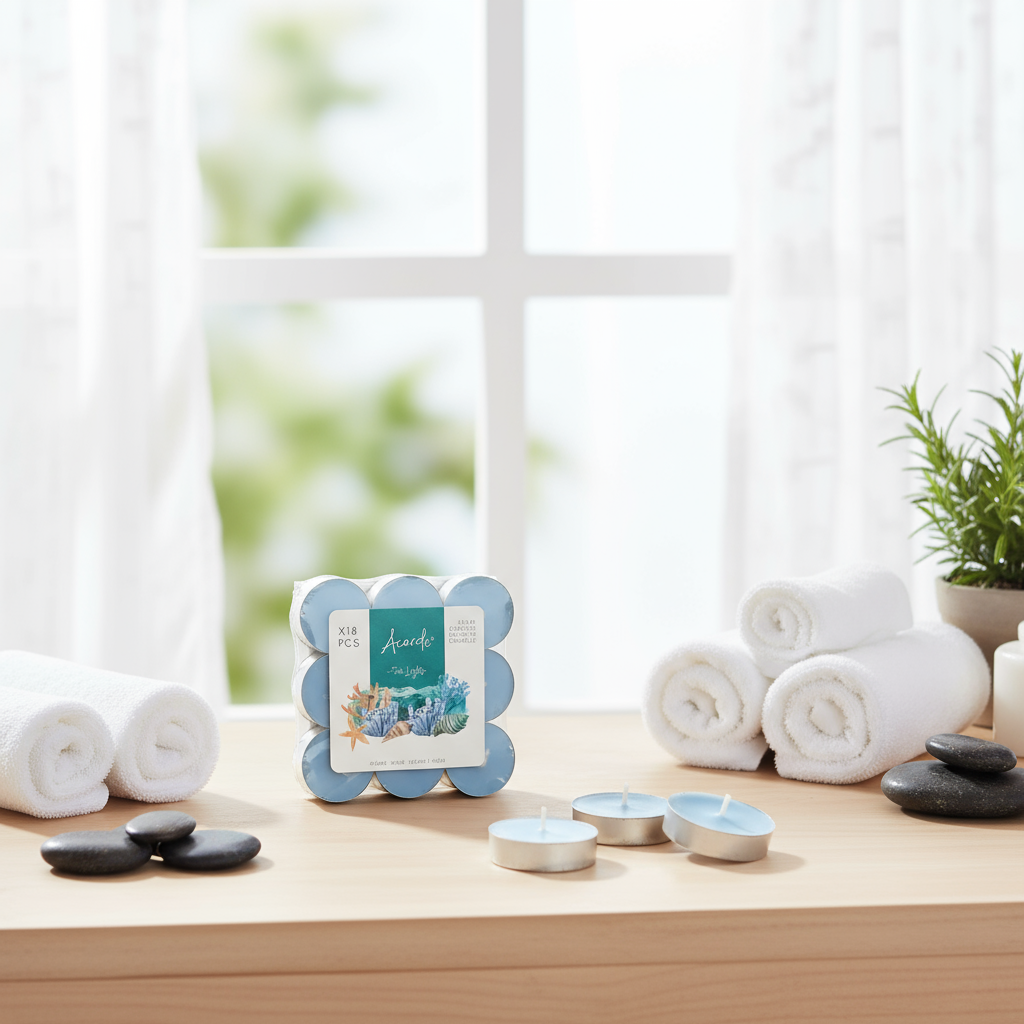 Ocean Tea Light Candles Set of 18pcs