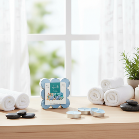 Ocean Tea Light Candles Set of 18pcs