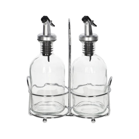 Oil & Vinegar Dispenser Glass Bottle Set 2Pcs