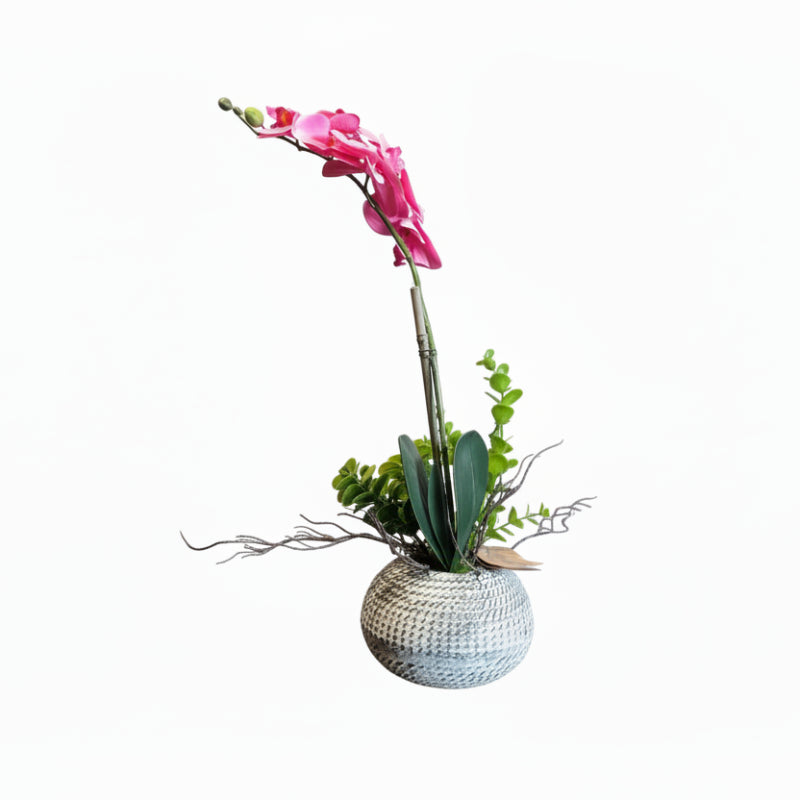 Orchid Low Pot Decorative Table Flower