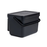 Organic Bin 6L Smart With Bracket Black