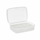 Organizer 8 Compartments Lid White