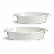 Oval Baking Dish Closed Handle (Set of 2pcs)
