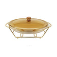 Oval Burner Dish 3L Gold