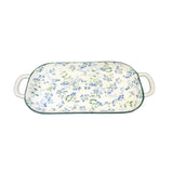 Oval Plate With Handle 14"