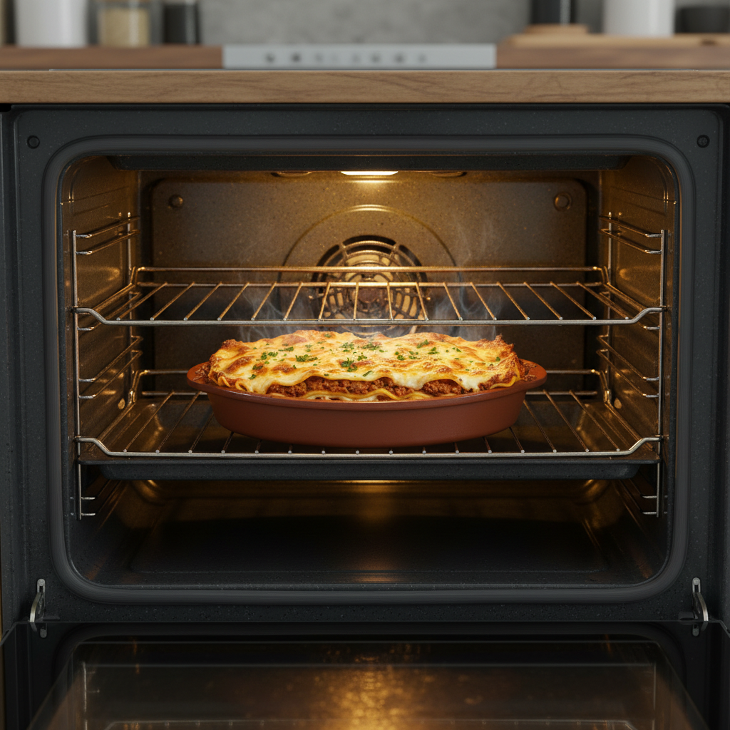 Refractory Clay Oval Baking & Serving Tray 32x18 cm