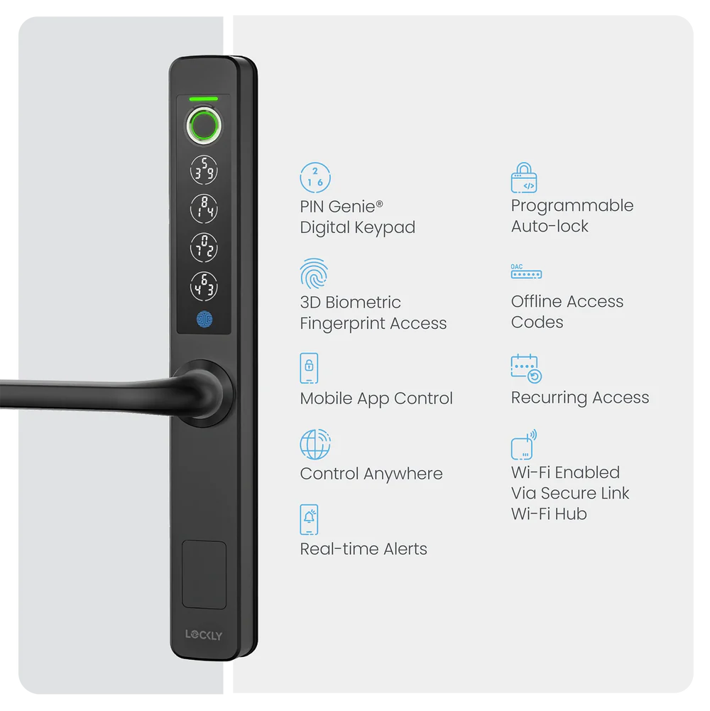Lockly USA Smart Door Lock Guard Athena