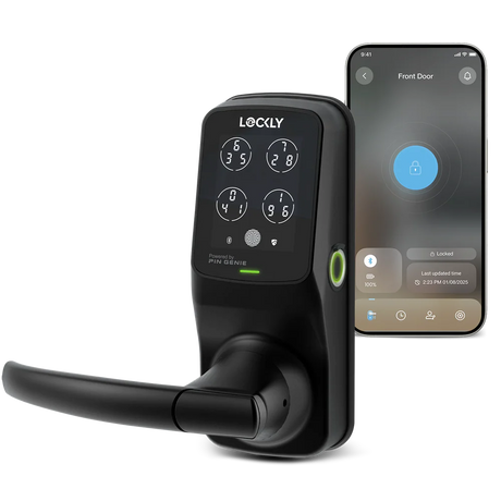 Lockly Peek-Proof Secure Plus Smart Lock (Latch Edition)