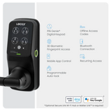 Lockly Peek-Proof Secure Plus Smart Lock (Latch Edition)