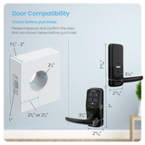 Lockly Peek-Proof Secure Plus Smart Lock (Latch Edition)