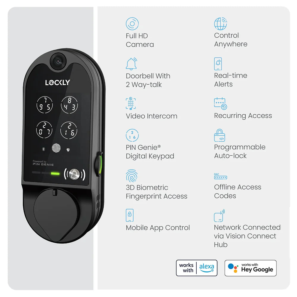 Lockly Vision™ - The Original Video Smart Lock