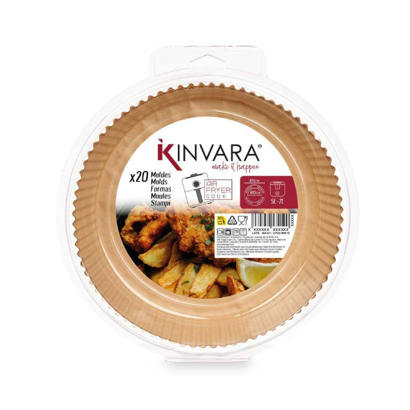 Paper Mould for Oil Fryer Round 20pcs