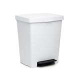 Pedal Dust Bin Cubik White