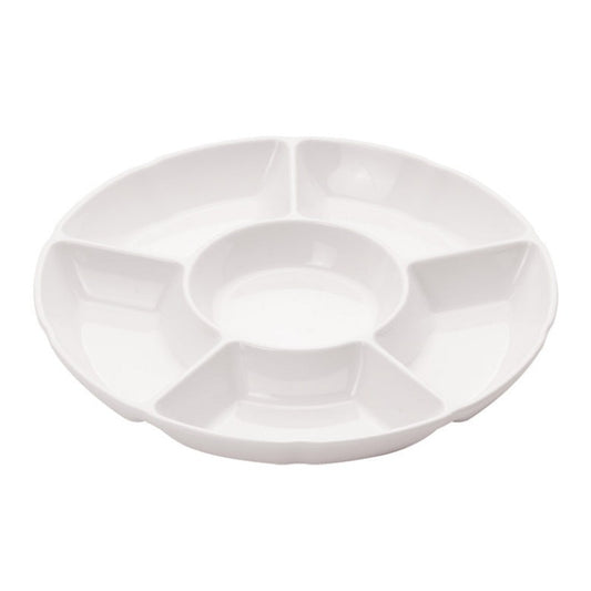 5-Partition Dry Fruit Tray 9.75"
