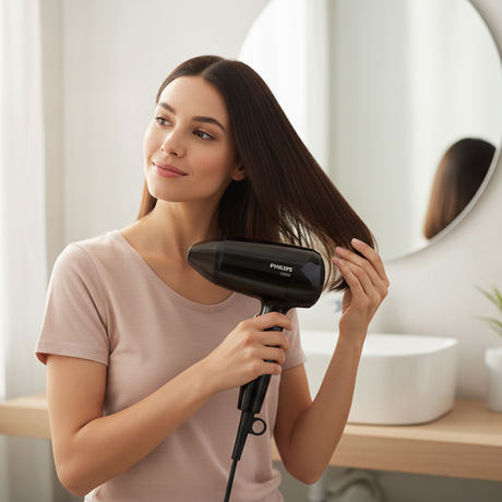 Philips Essential Care Dryer Compact Black 1200W