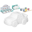 Piggy Bank to Paint Car 6 Colors Brush