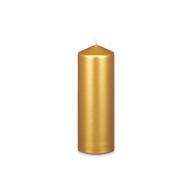 Pillar Candle Gold 20cm