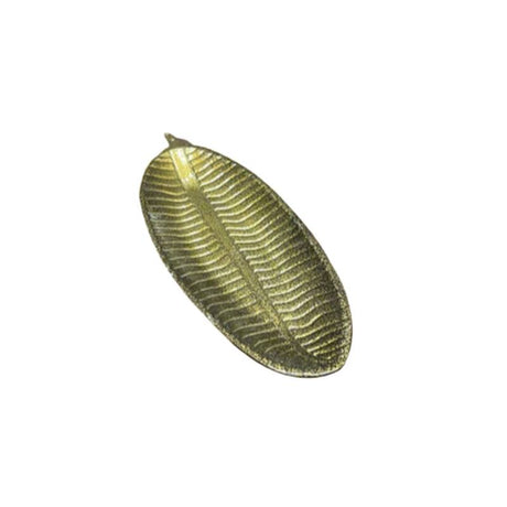 Pineapple leaf Serving Tray Antique Gold
