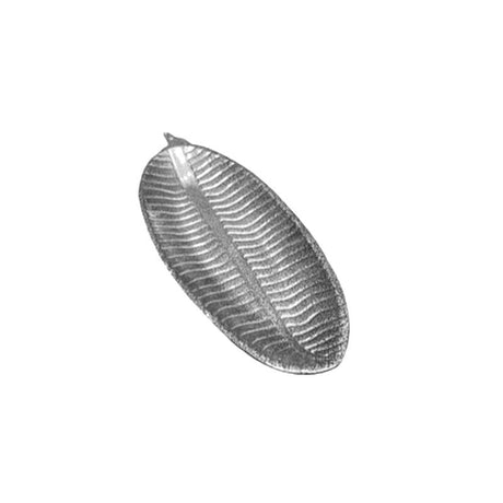 Pineapple leaf Serving Tray Silver
