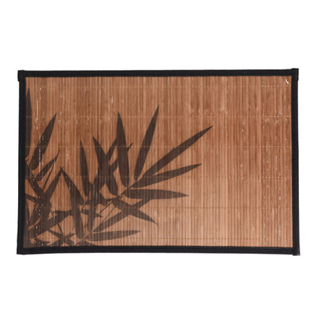 Placemat Bamboo With Black Rim