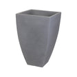 Planter Ribbed Quad Grey