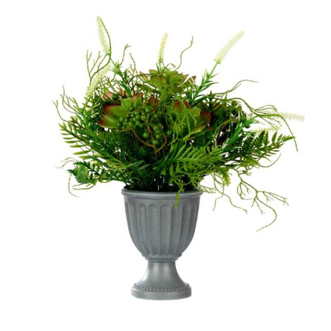 Plastic Cup Classic With Green Plants Small