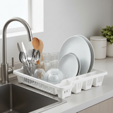 Plastic Dish Drainer Large White