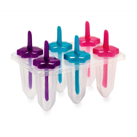 Plastic Flower Form 6 Hole Ice Cream