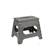 Plastic Folding Stool Grey