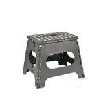 Plastic Folding Stool Grey
