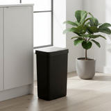 Plastic Garbage Bin 50L Black