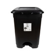 Plastic Garbage Bin 75L Black
