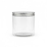 Plastic Jar With Aluminium Lid 10x10cm 600m