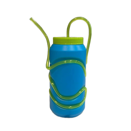 Plastic Kid Water Bottle With Straw 250ml
