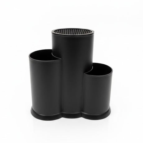 Plastic Knives Holder Black