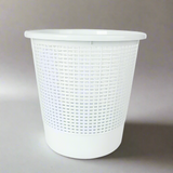Plastic Paper Basket White