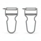 Plastic Potato Peeler Grey 2pcs
