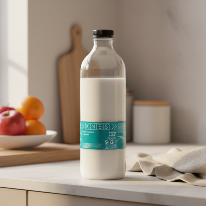 Plastic Round Milk Bottle 1500ml