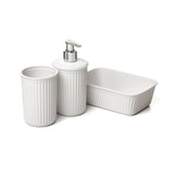 Plastic Sky White Bathroom (Set of 4)