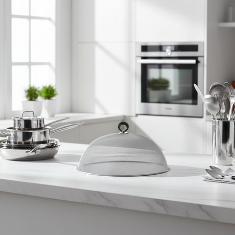 Plate Lid Shelf Silver 30cm